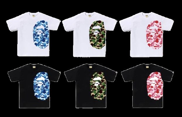 ABC CAMO SIDE BIG APE HEAD TEE